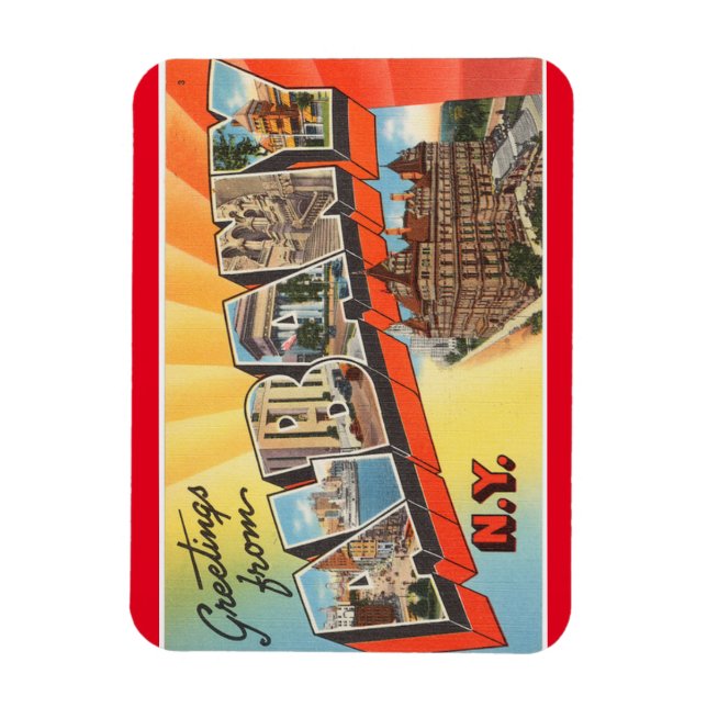 Imán Nueva York, Albany Magnet (Vertical)