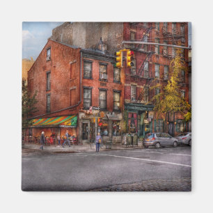 Imán Nueva York - Ciudad - Esquina de Una vía & Esta ví