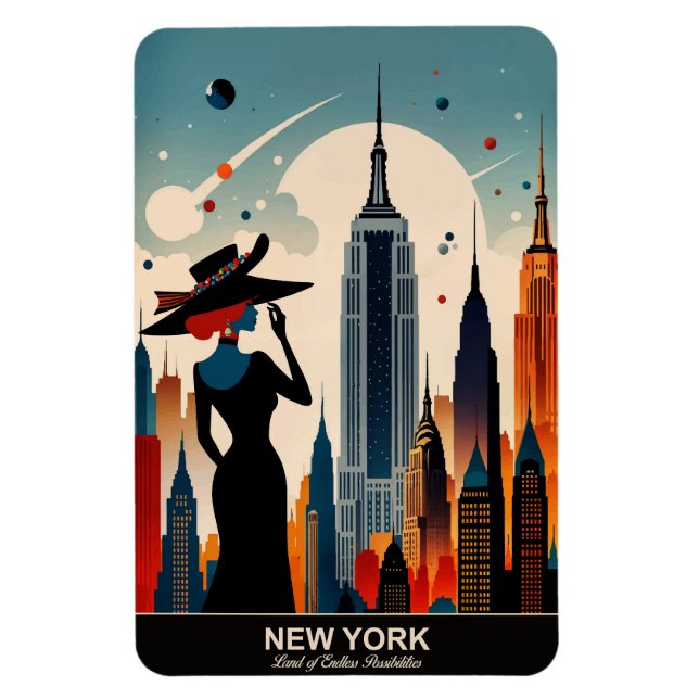 Imán Nueva York: La tierra de infinitas posibilidades f (Vertical)