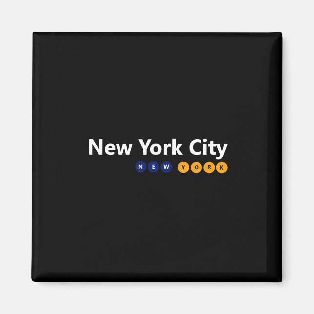 Imán Nueva York, Nueva York Magnet (Frente)