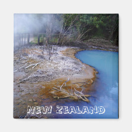 Imán Nueva Zelanda, colores de la naturaleza (imán frig