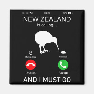 Imán Nueva Zelanda está llamando y debo ir, Zealand Fun