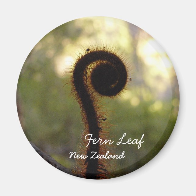 Imán Nueva Zelandia, Aotearoa, Fern Leaf (Magnet) (Frente)