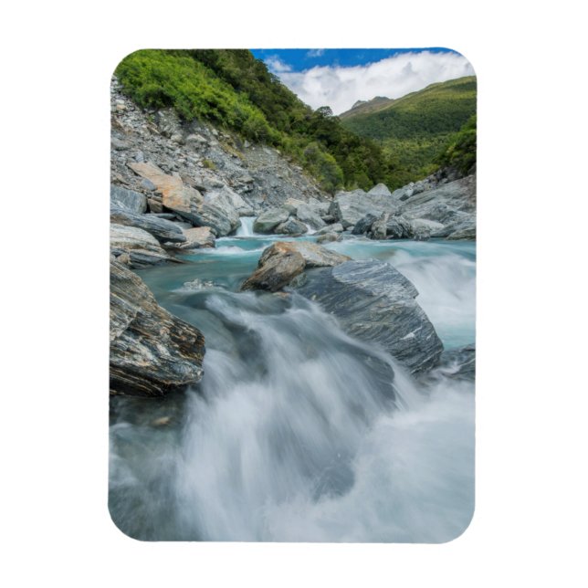 Imán Nueva Zelandia, Isla del Sur, Monte Aspirando Naci (Vertical)