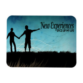 Imán "Nuevas experiencias" Motivación Afirmación Flexib