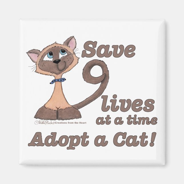 Imán Nueve vidas (Frente)