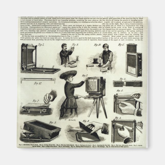 Imán Nuevo aparato fotográfico (Frente)