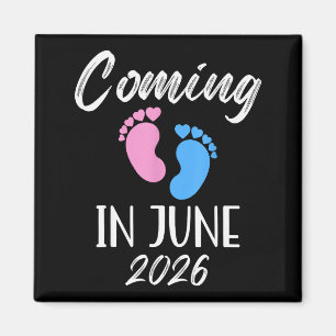Imán Nuevo bebé llega en junio de 2026 divertido baby s