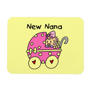 Imán Nuevo bebé nana en regalos de transporte