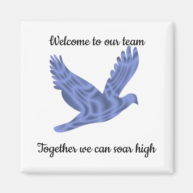 Imán Nuevo contrato de empleado Bienvenida al equipo de (Frente)