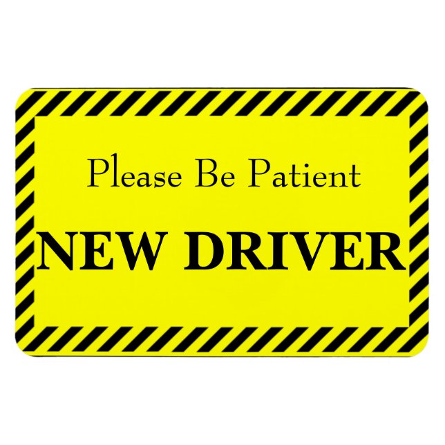 Imán Nuevo controlador de paciencia (para su coche) (Horizontal)