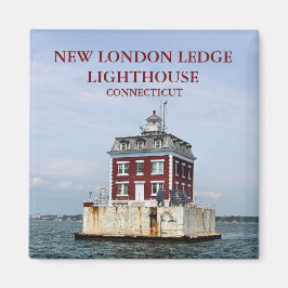 Imán Nuevo faro de London Ledge, Magnet de Connecticut