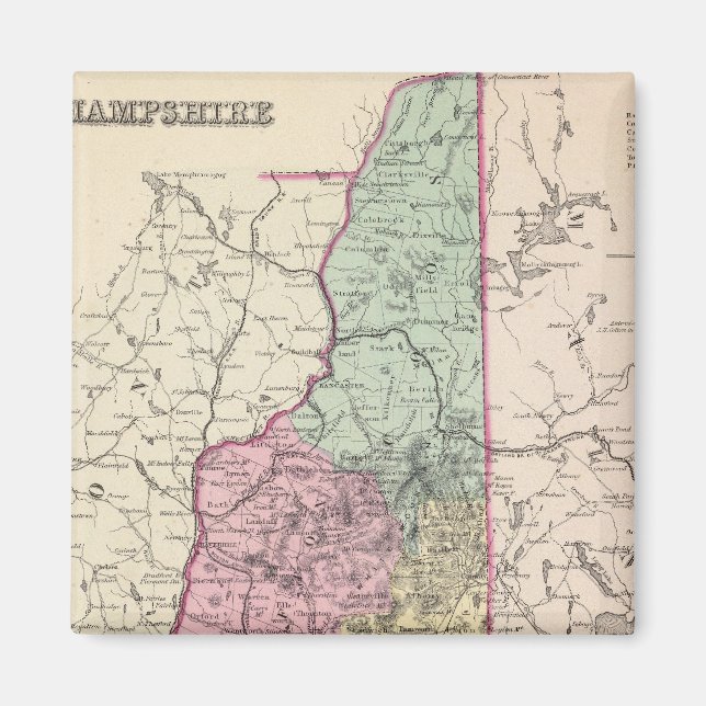 Imán Nuevo Hampshire (Frente)