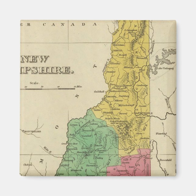 Imán Nuevo Hampshire 2 (Frente)