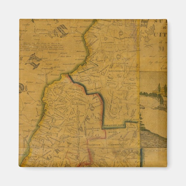 Imán Nuevo Hampshire 4 (Frente)