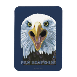 Imán Nuevo Hampshire Eagle Arriba Cerca