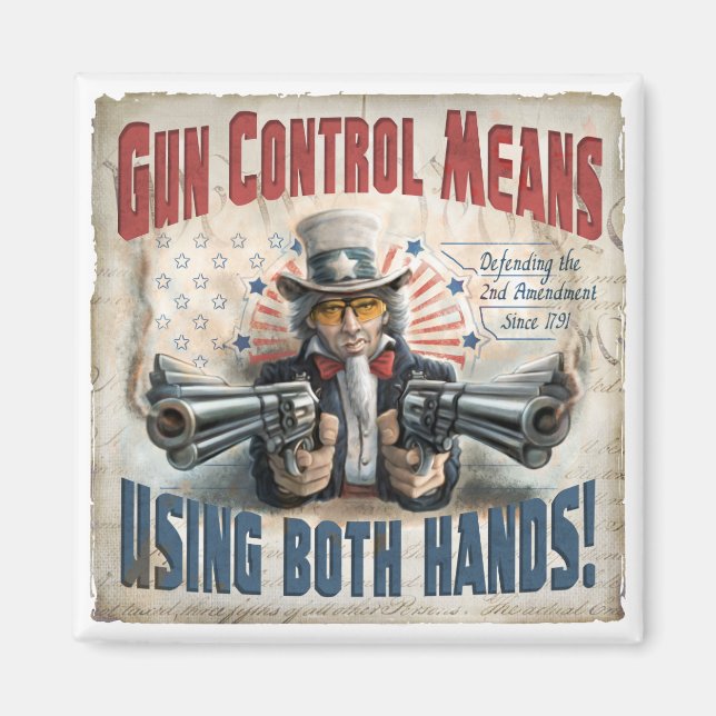 Imán Nuevo juego de derechos de armas (Frente)