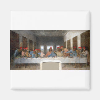 Imán ¡NUEVO! Los Navidades de la cena negra