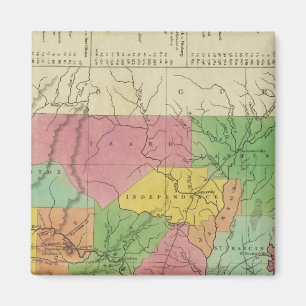 Imán Nuevo Mapa De Arkansas 2