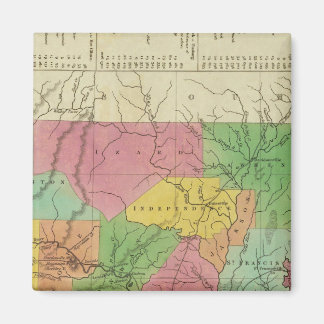 Imán Nuevo Mapa De Arkansas 2