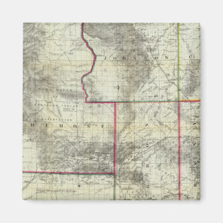 Imán Nuevo mapa de Holt, Wyoming