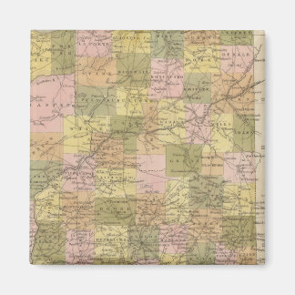 Imán Nuevo Mapa De Indiana
