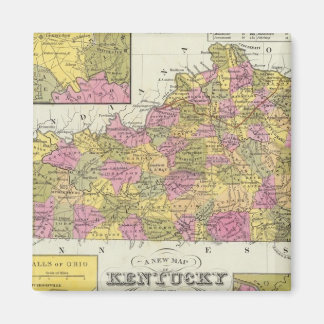 Imán Nuevo Mapa De Kentucky