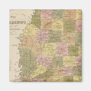 Imán Nuevo Mapa De Misisipi