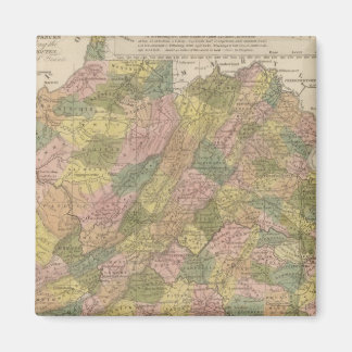 Imán Nuevo Mapa De Virginia
