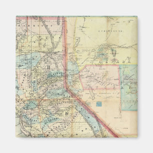 Imán Nuevo mapa del estado de California