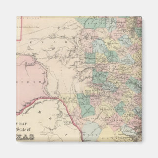 Imán Nuevo mapa del estado de Texas
