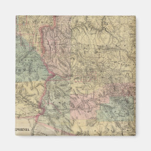 Imán Nuevo mapa del territorio de Arizona