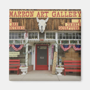 Imán Nuevo México, Cimarron. Galería de arte de Cimarro
