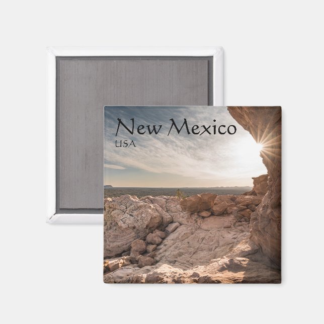 Imán Nuevo México - Estados Unidos (Anverso/Reverso)