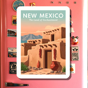 Imán Nuevo México vintage