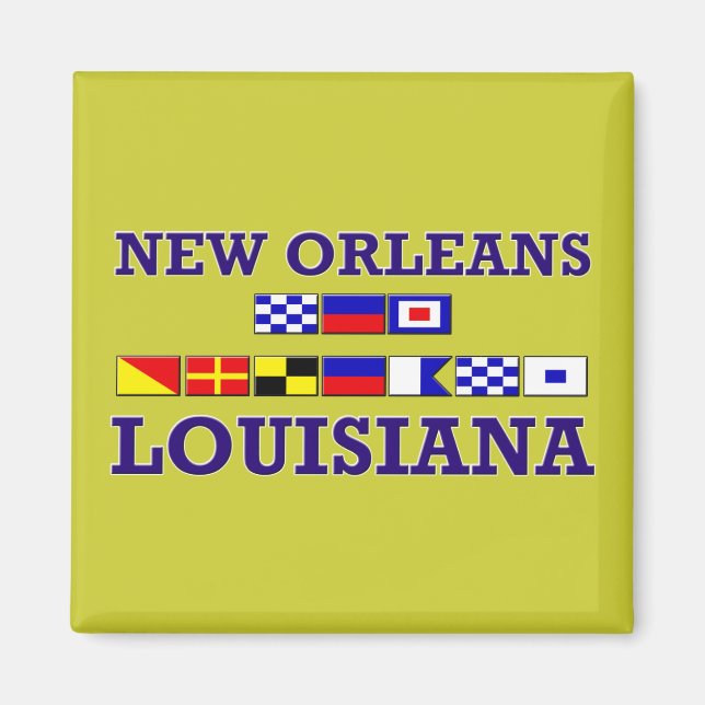 Imán Nuevo Orleans Magnet (Frente)