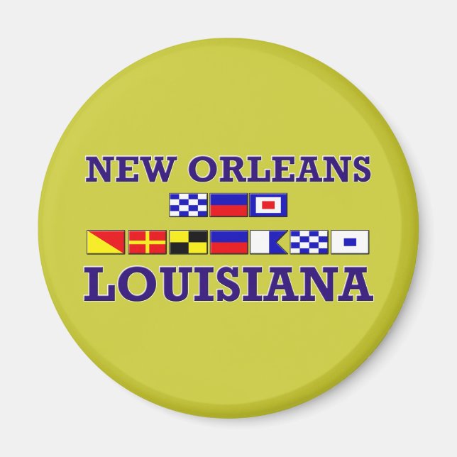 Imán Nuevo Orleans Magnet (Frente)