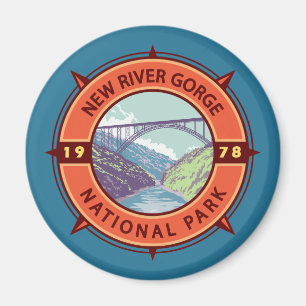 Imán Nuevo Parque Nacional de Garganta del Río Emblema 