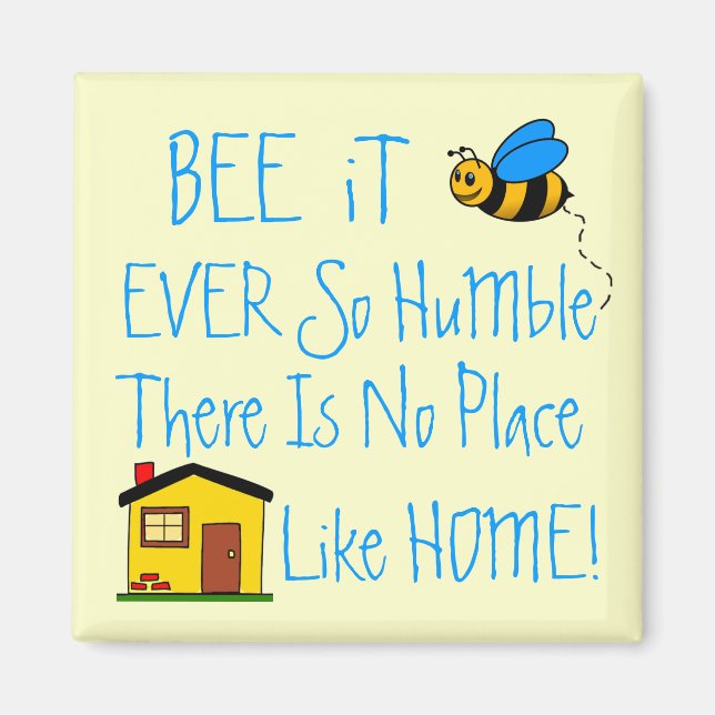 Imán Nuevo regalo de calentamiento de casa (Frente)