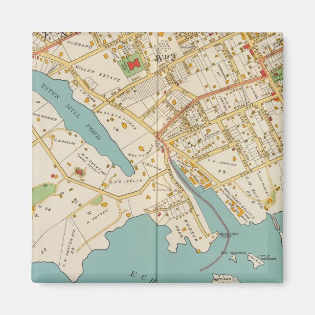 Imán Nuevo Rochelle, NY (Frente)