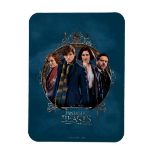 Imán NUEVO SCAMANDER™ y marco Art Nouveau de la empre