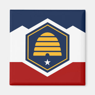 Imán nuevo símbolo de bandera del estado de Utah EE. UU