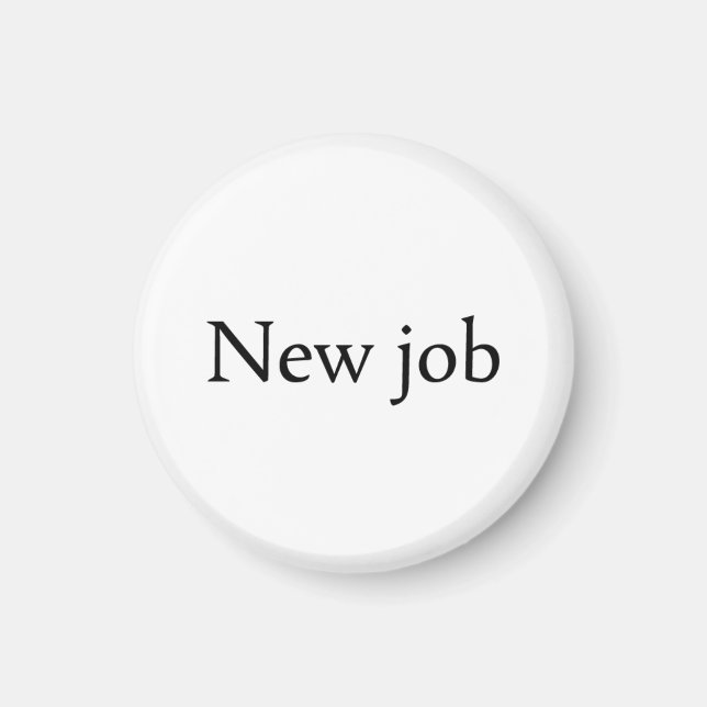 Imán Nuevo trabajo (Frente)