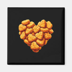 Imán Nuggets De Pollo Son Mi Corazón De San Valentín Di
