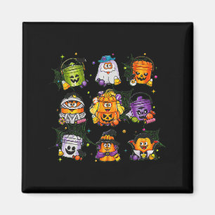 Imán Nuggets espumosos Cubo de carne Halloween Nugina d