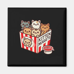 Imán Nuggets gatitos Graciosos De Comida Rana Gato Gato
