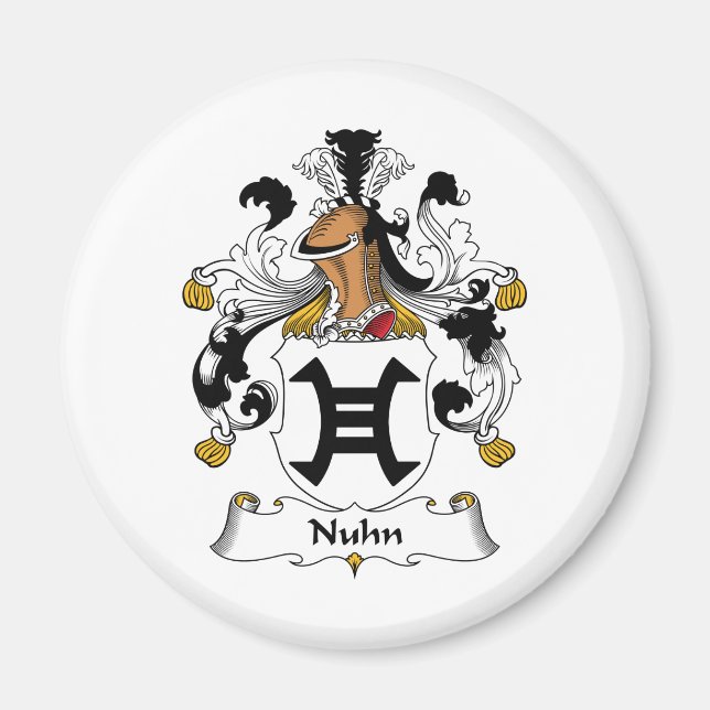 Imán Nuhn Family Crest (Frente)