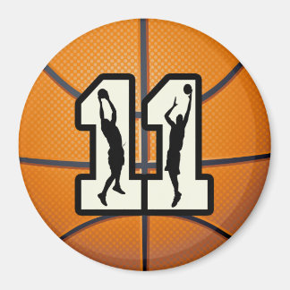 Imán Número 11 de Baloncesto y Jugadores