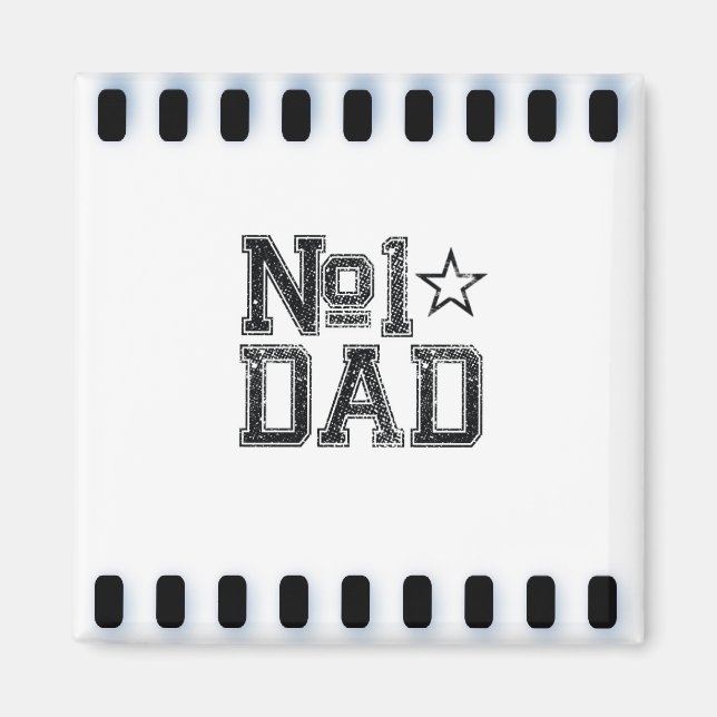 Imán Número 1 Papá (Frente)