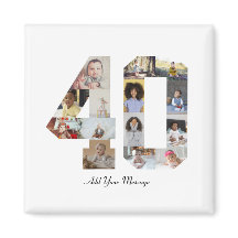 Número 40 Collage de fotos